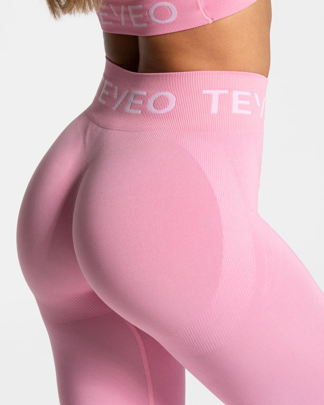 Statement Scrunch Leggings Pink – TEVEO Official Store