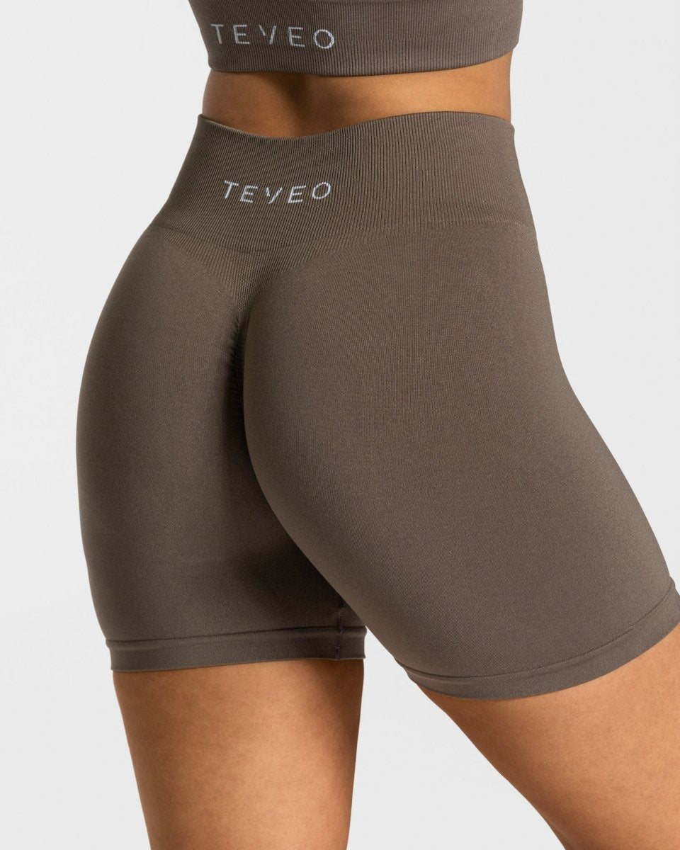 Timeless Scrunch Leggings Taupe – TEVEO Official Store